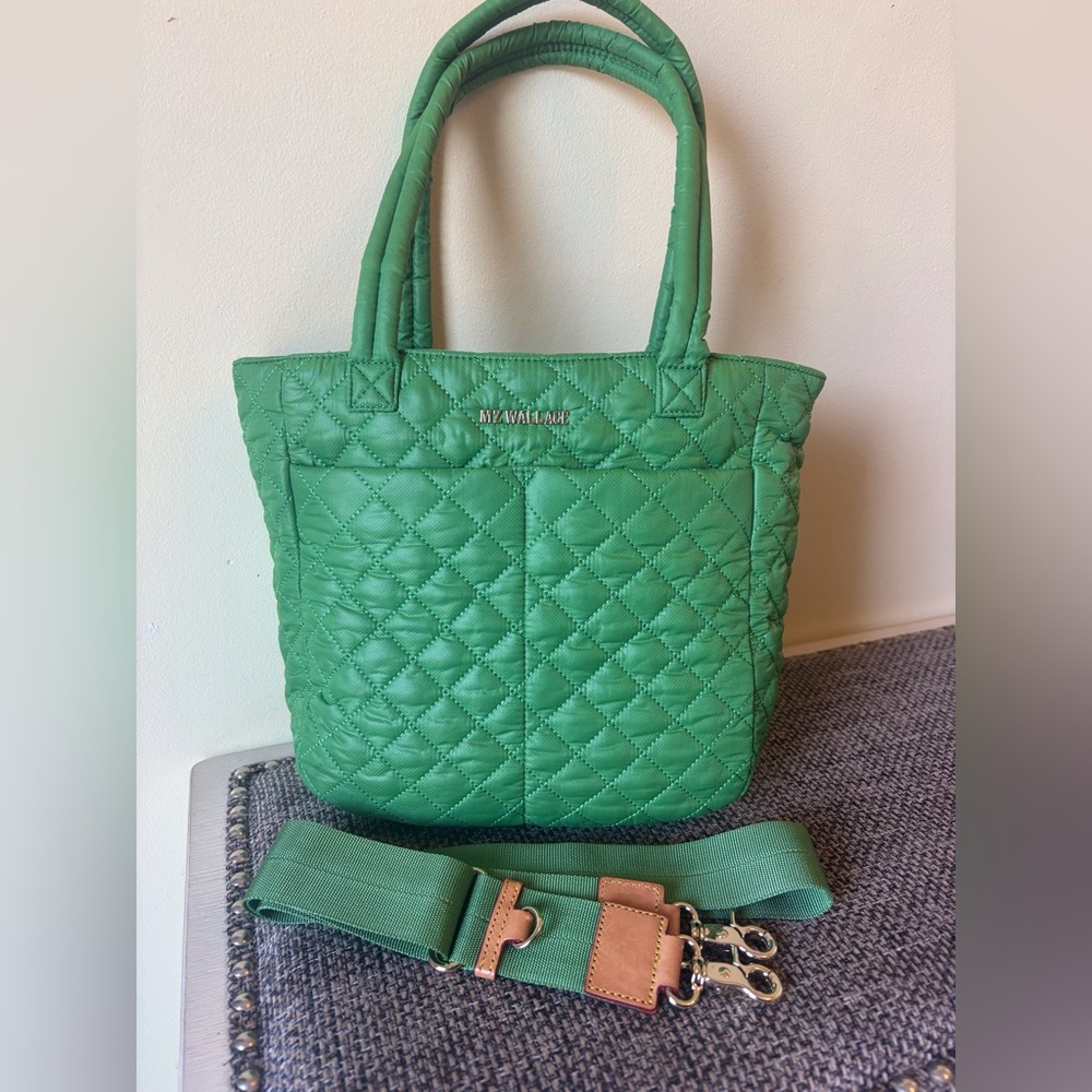 MZ Wallace Small Metro Quatro Tote in Ivy 💚